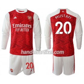 Arsenal Shkodran Mustafi 20 Kinder Heim Trikotsatz 2020/21 Langarm (+ Kurze Hosen)